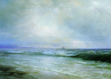 海の風景 Painting - イワン・アイヴァゾフスキー サーフィン 海景